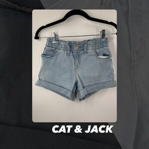 EUC Cat & Jack Cuffed Denim Shorts